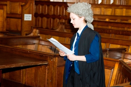 Students get to dress up to re-enact the trial